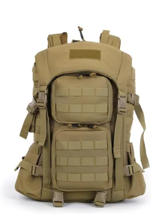 Tactical Backpack Military Molle Hiking 30L Camping Riding Tactical Outdoor Hiking Bag Khaki