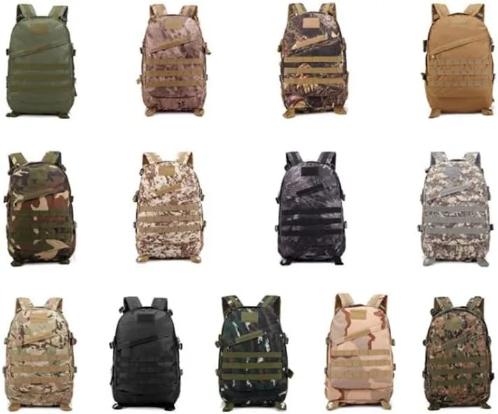 Tactical Backpack Military Molle Hiking 36-55L Camouflage outdoor sports army green
