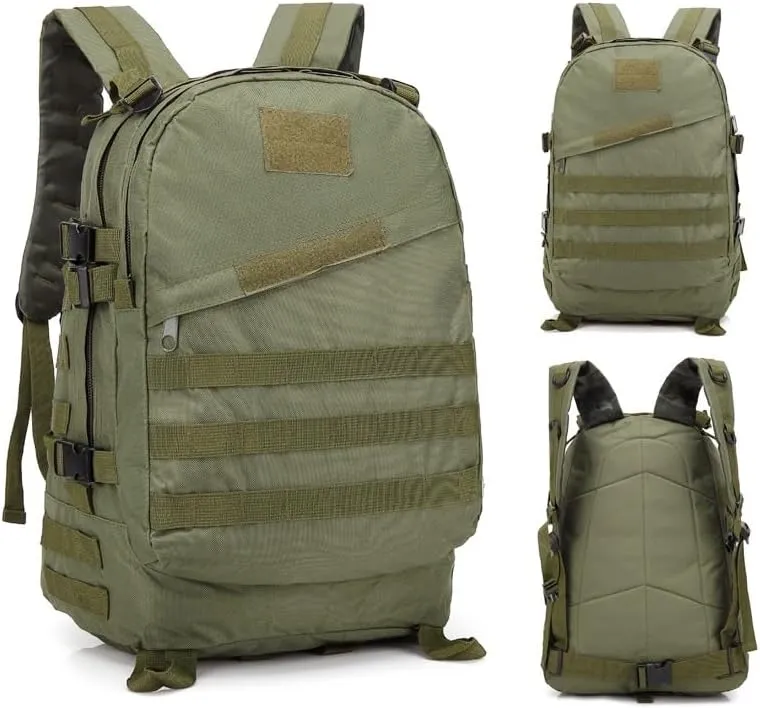 Tactical Backpack Military Molle Hiking 36-55L Camouflage outdoor sports army green