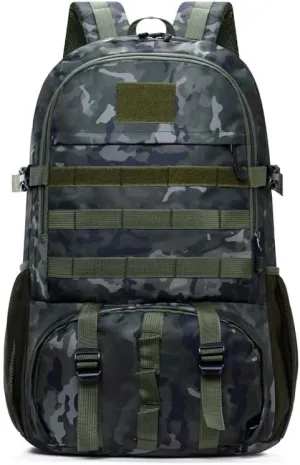 Tactical Backpack Military Molle Hiking 36-55L Tactical camouflage outdoor sports camouflage bag hiking black camouflage