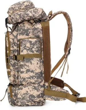 Tactical Backpack Military Molle Hiking 80L Camouflage hiking bag tactical plateau camouflage