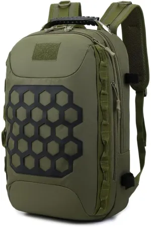Tactical Backpack Military Molle Hiking Lure Outdoor Mountaineering Travel Sports Multifunctional Tactical Bag Army Green