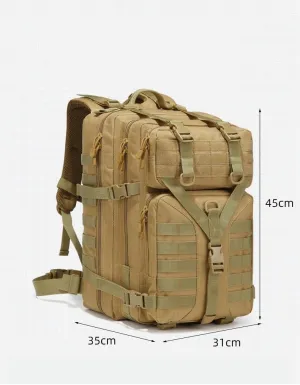 Tactical Backpack Military Molle Hiking Sports Camping Picnic Mountaineering Black