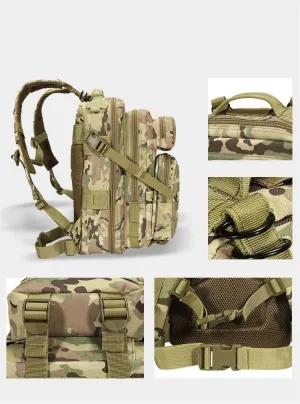 Tactical Backpack Military Molle Hiking Tactical camouflage khaki camouflage