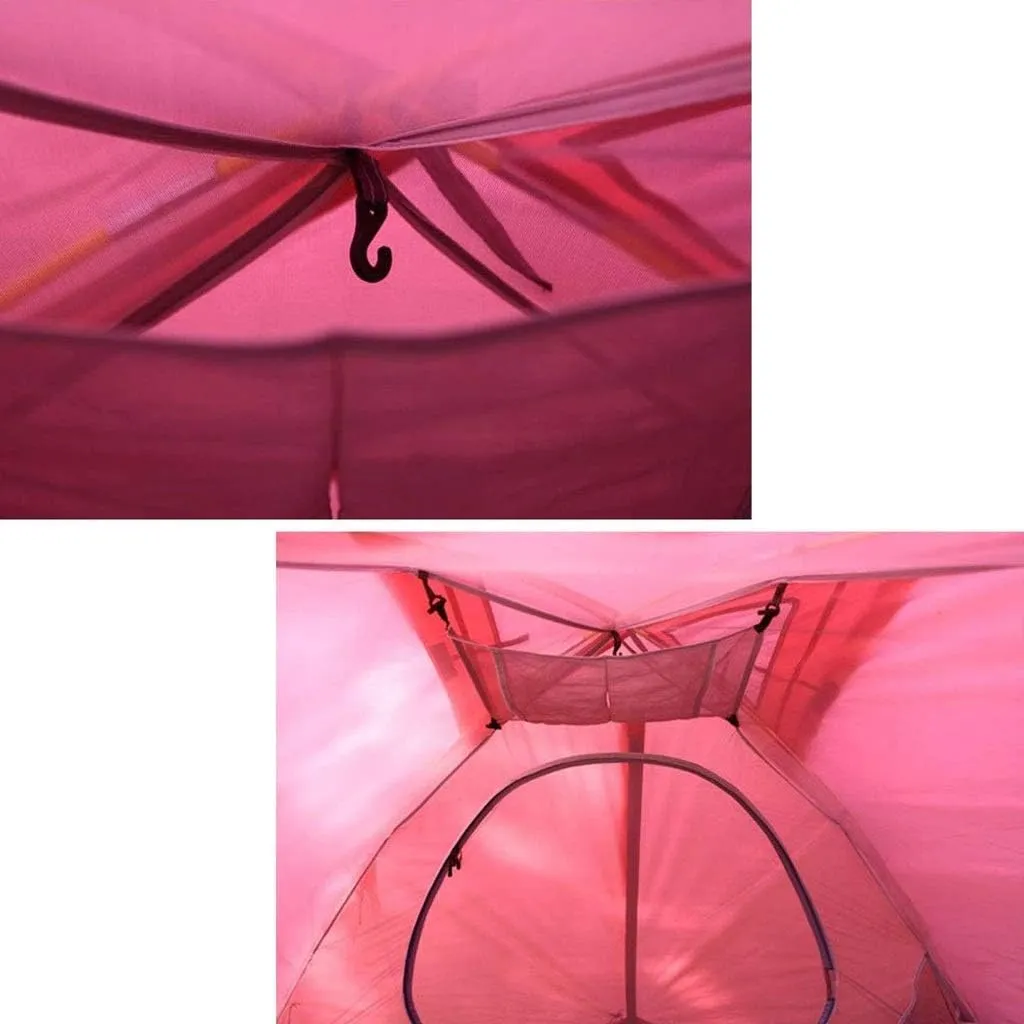 Tent Double Double Rubber 4 Season Anti- Outdoor Camping Portable Tent