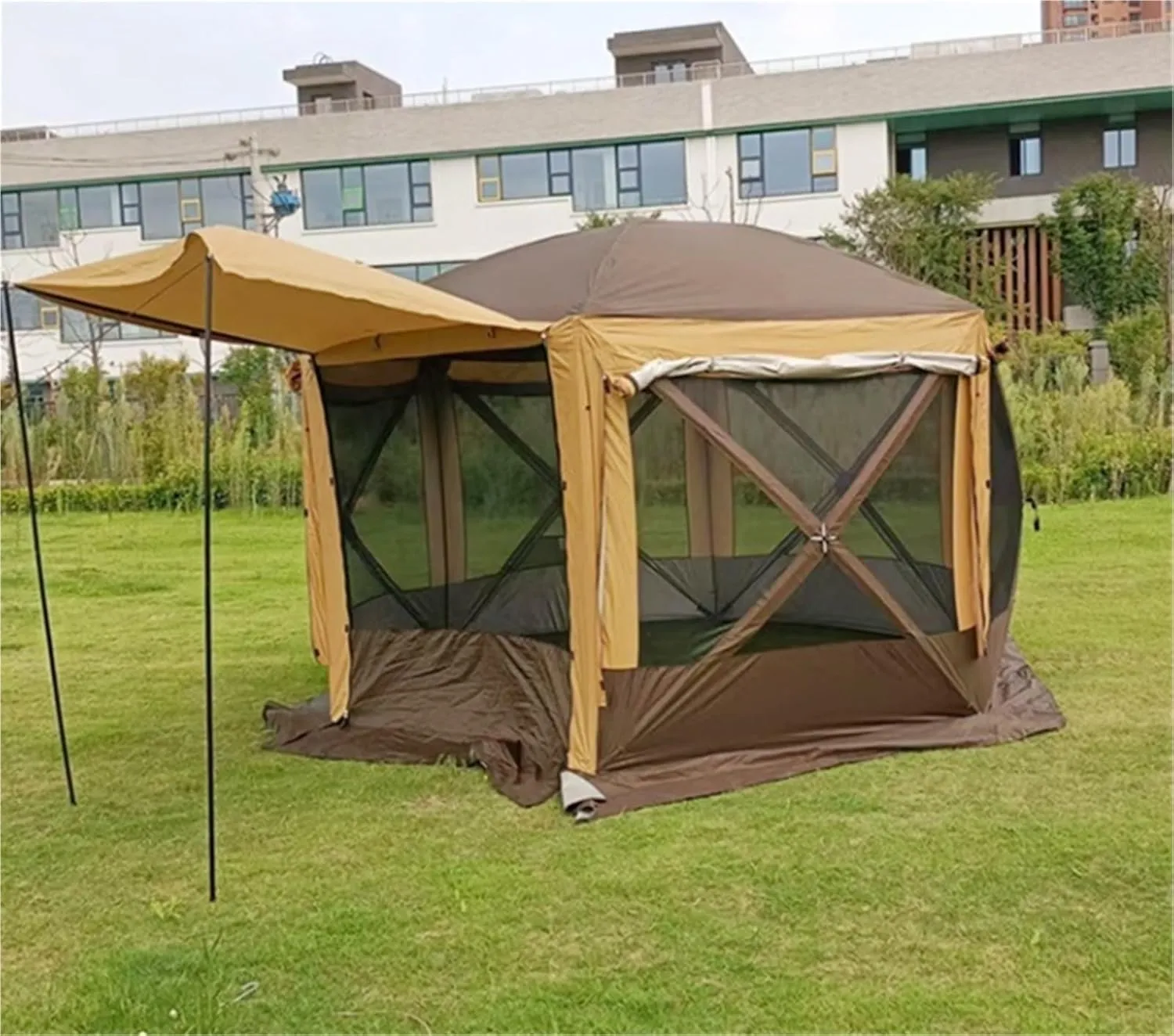 Tent Outdoor Camping Awning Rainproof Windproof Simple and Convenient Folding Picnic