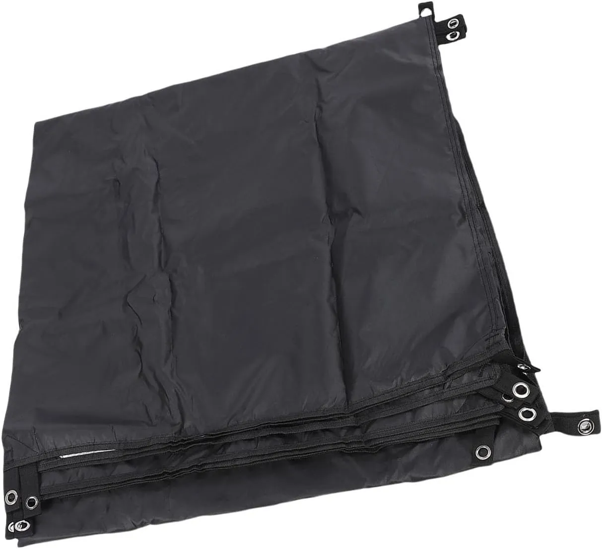 Tent Tarpaulin, Camping Tent Plane Multifunctional with Ground Nails Windsproof Ropes for Picnic (S)