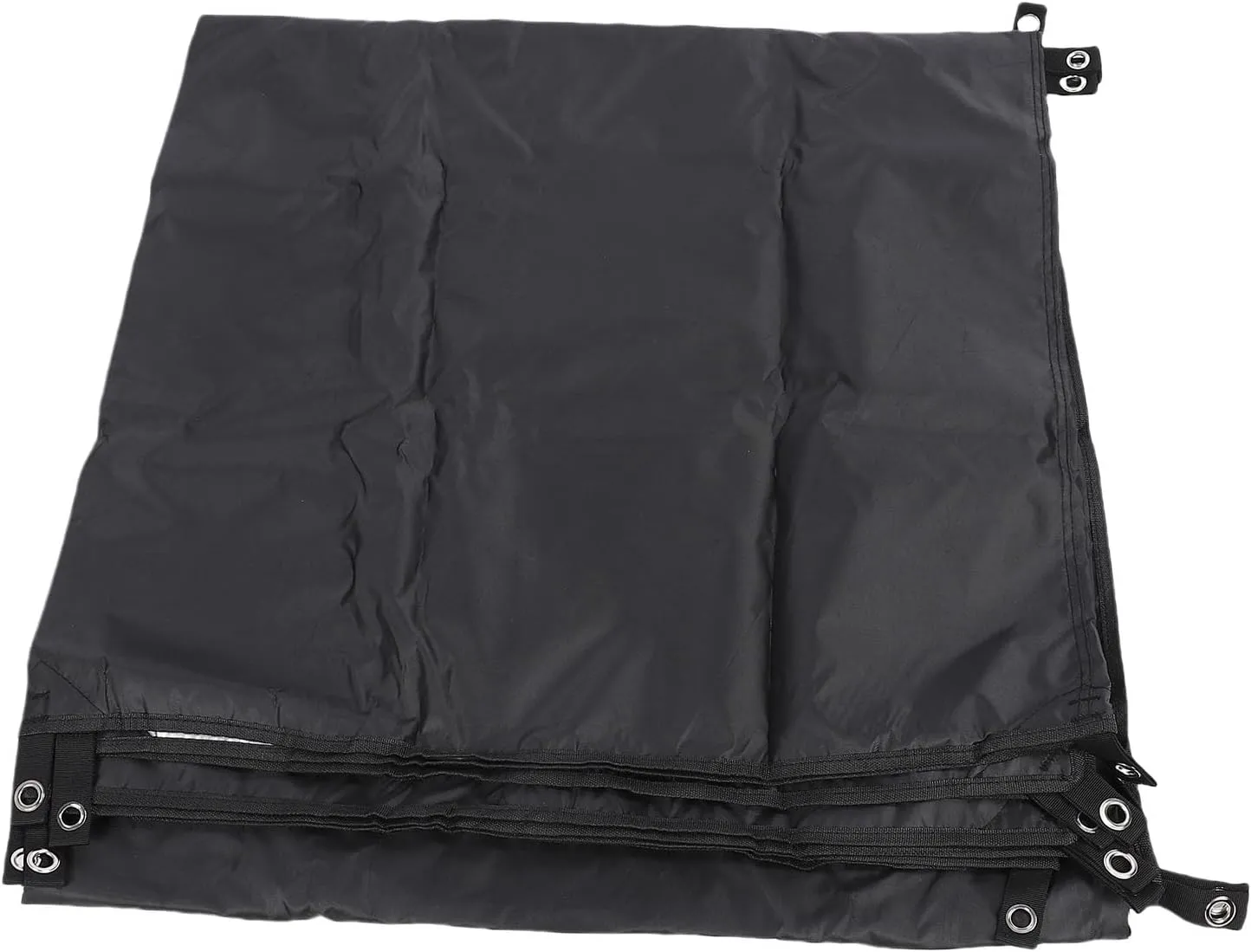 Tent Tarpaulin, Camping Tent Plane Multifunctional with Ground Nails Windsproof Ropes for Picnic (S)