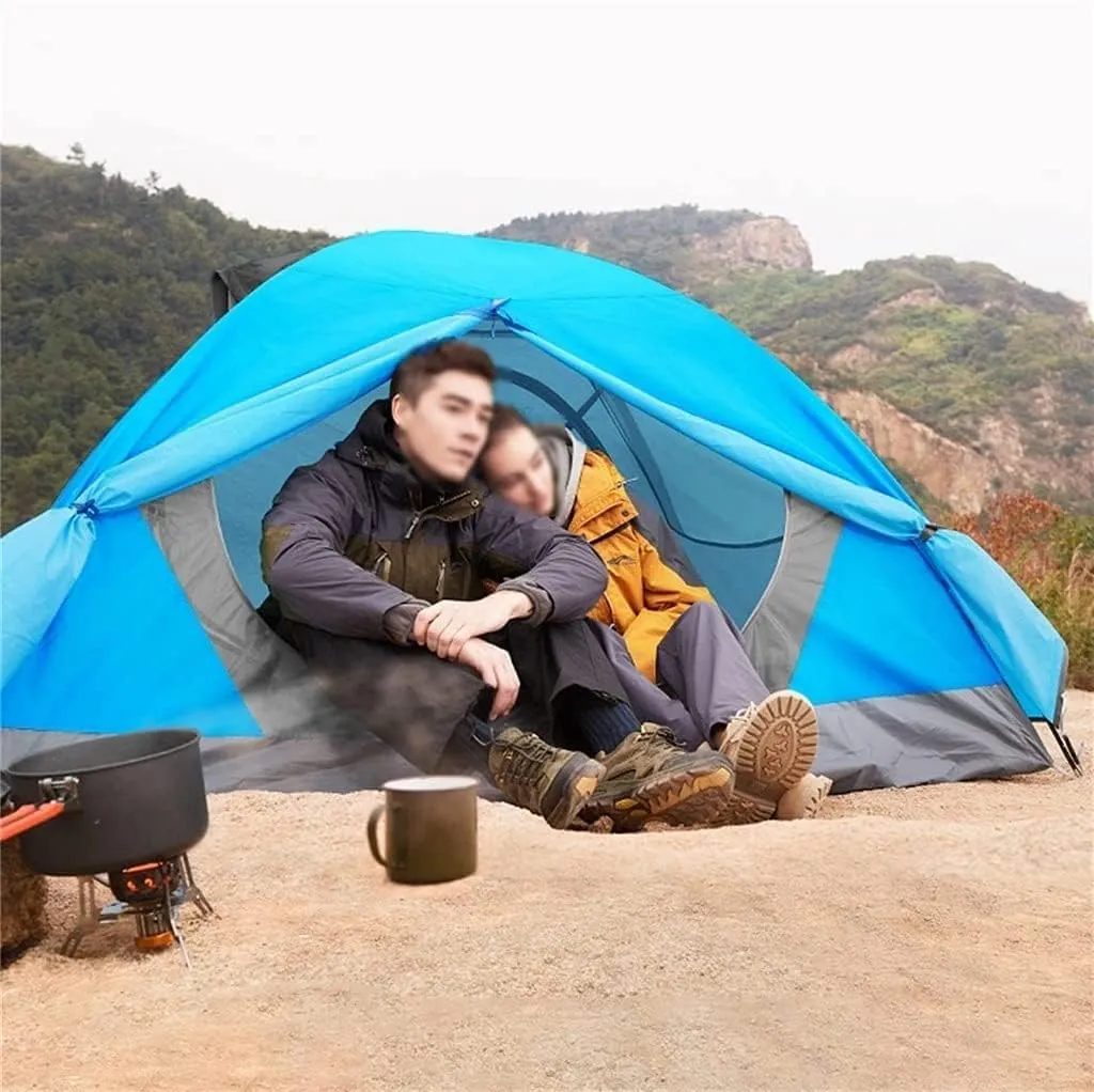 Tents for Camping Beach Tents Windproof Waterproof Camping Tent Ultralight Folding Beach Tent Double Layer Awning Tent Park Double Outdoor Tent Family Tents for Camping Hiking Traveling