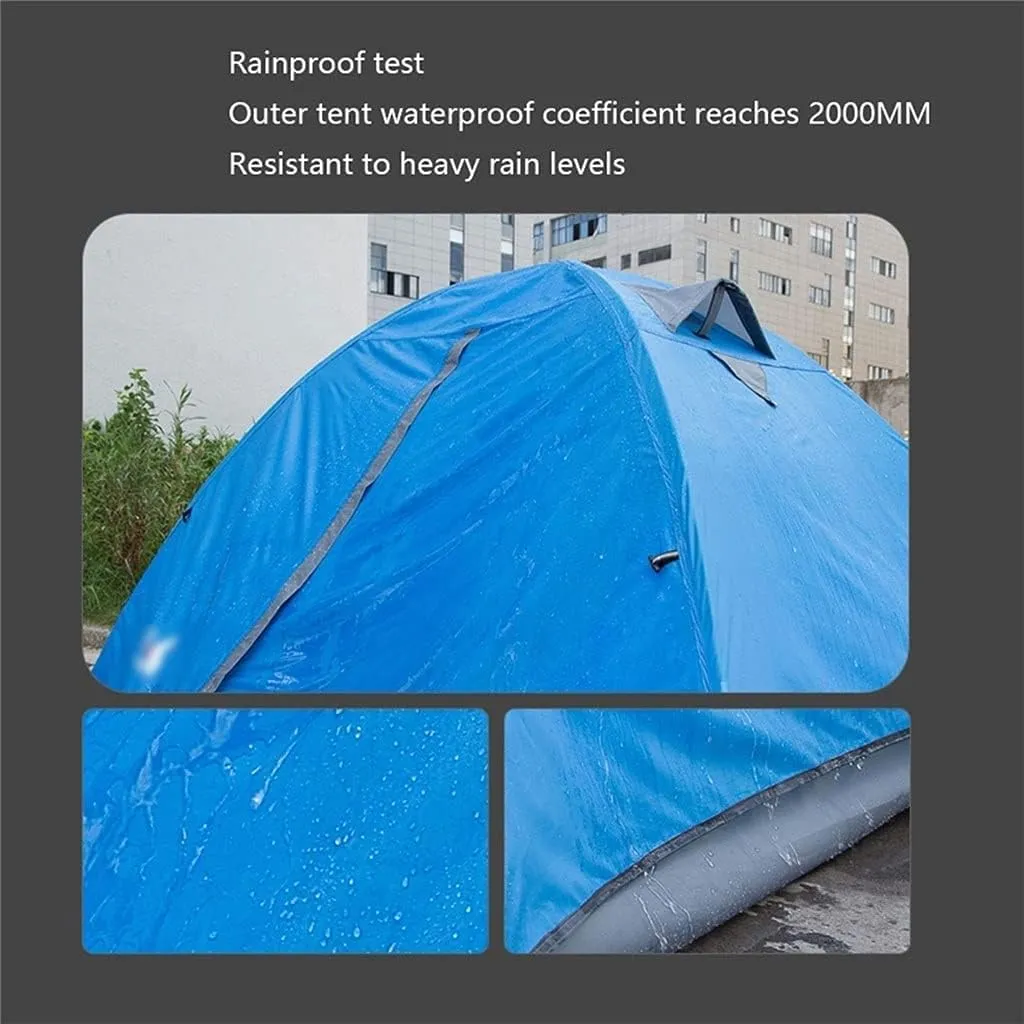 Tents for Camping Beach Tents Windproof Waterproof Camping Tent Ultralight Folding Beach Tent Double Layer Awning Tent Park Double Outdoor Tent Family Tents for Camping Hiking Traveling