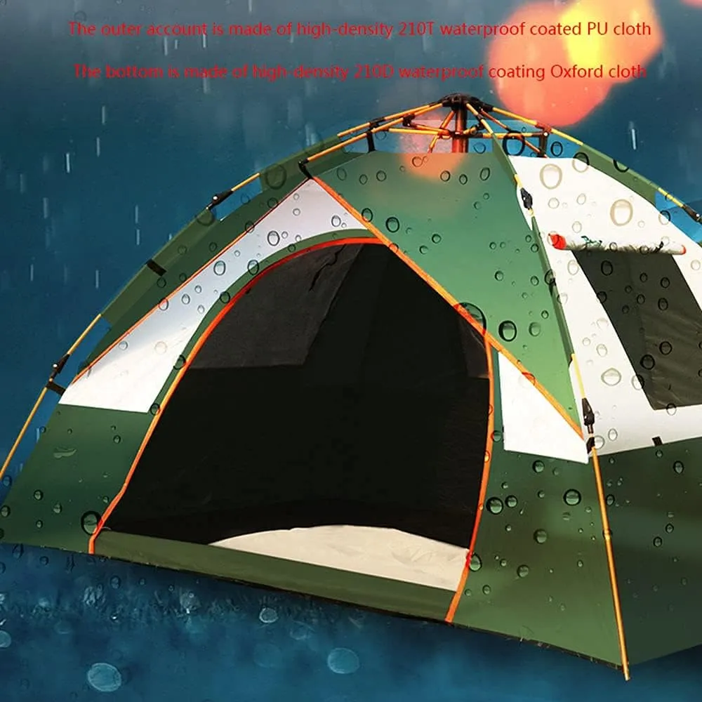 Tents Instant Pop Up Family Camping for 2-3 3-4Persons, Quick Set up for Camping, Hiking, Fishing