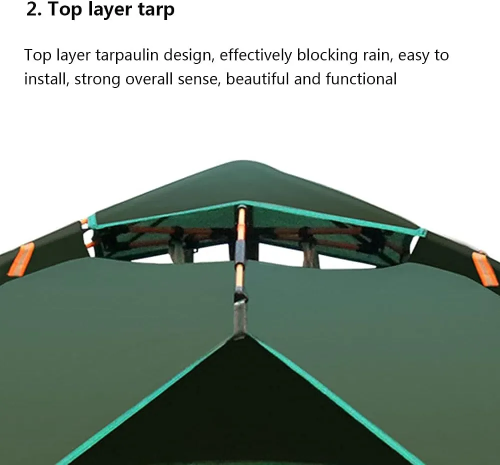 Tents Instant Pop Up Family Camping for 2-3 3-4Persons, Quick Set up for Camping, Hiking, Fishing