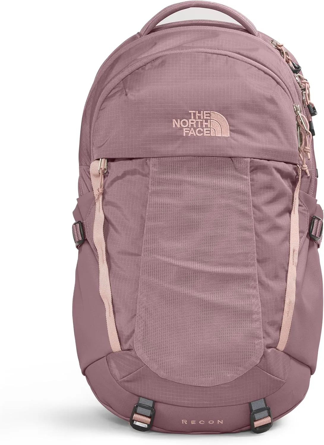 THE NORTH FACE Women's Recon Everyday Laptop Backpack, Fawn Grey/Pink Moss, One Size
