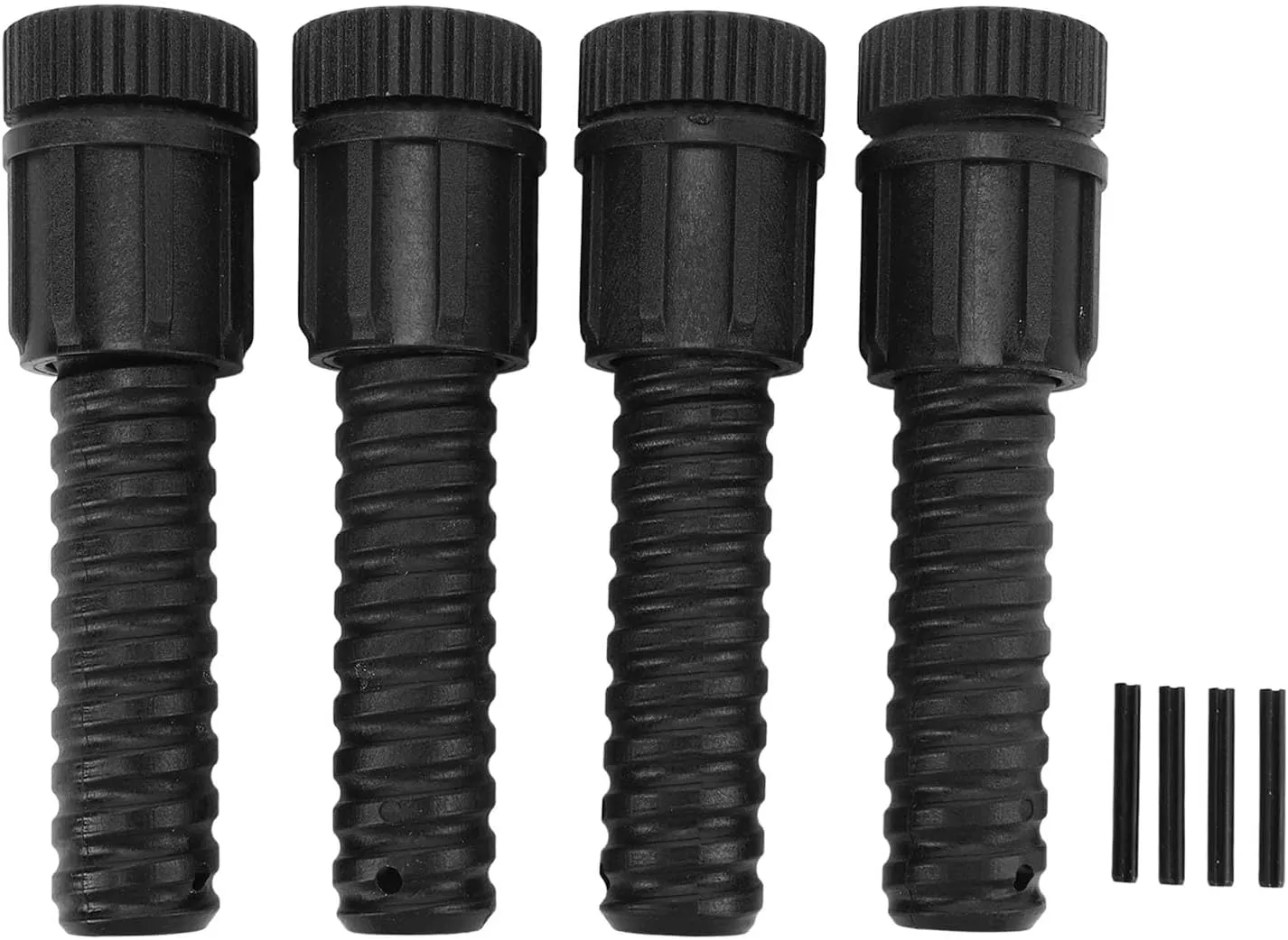 Tissting 4 Pcs Leg Levelers 11 x 3cm Camping Stove Leg Leveler Adjustable BBQ Camp Stove Accessories for Cooking on Uneven Surfaces