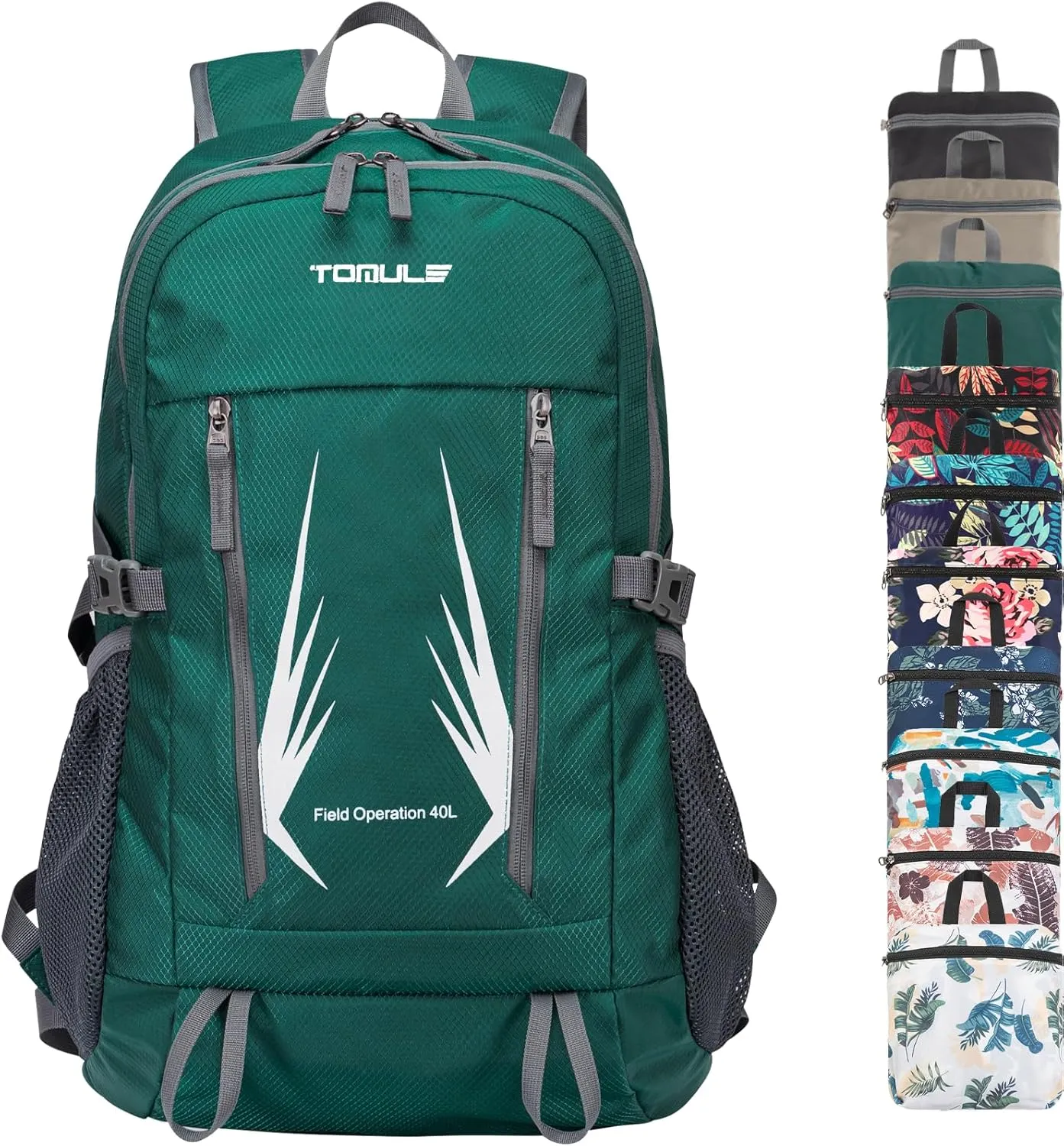 TOMULE Day Hiking Backpack - Small Waterproof Travel Backpack for Women, 40L