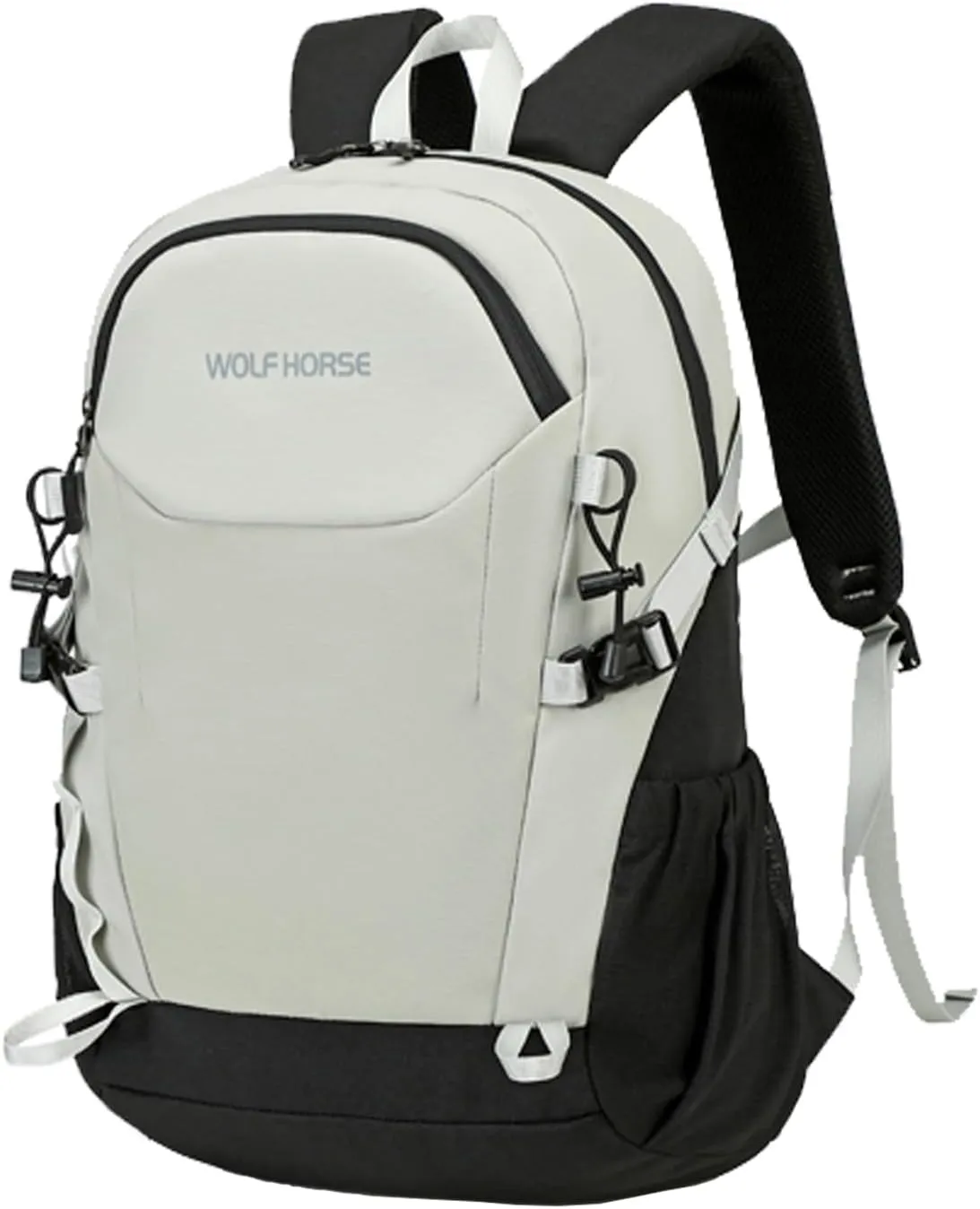 Travel Backpack Hiking Day Pack for Men Women Black and Gray, 20L Capacity (Gray-Black)
