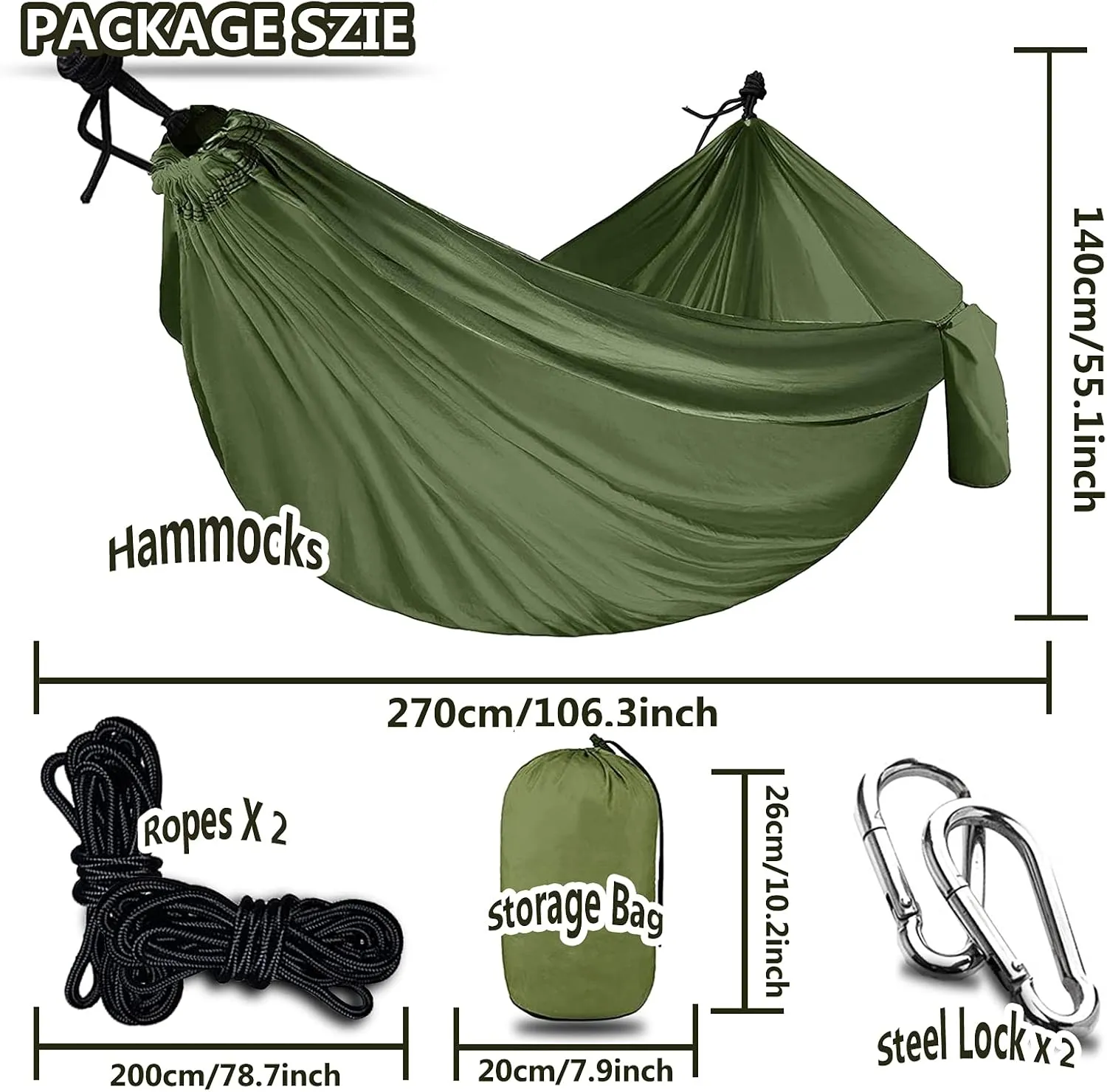 Travel Hammock, Outdoor Portable Hammock, Lightweight Camping Hammock 200kg Load Capacity for Camping, Backpacking, Survival, Outdoor Backyard Hiking,Purple