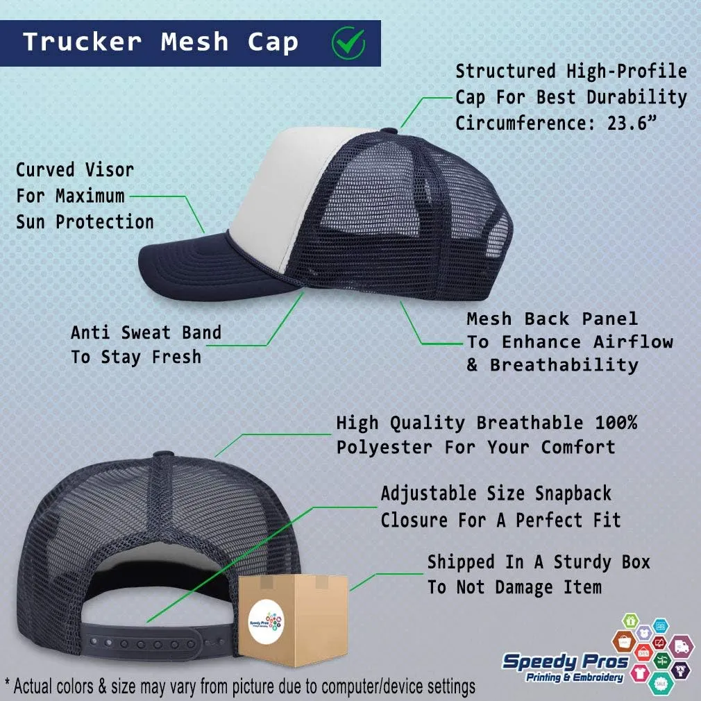 Trucker Hat Trailer Trash Living in Mobile Homes Van Trees Trash Polyester