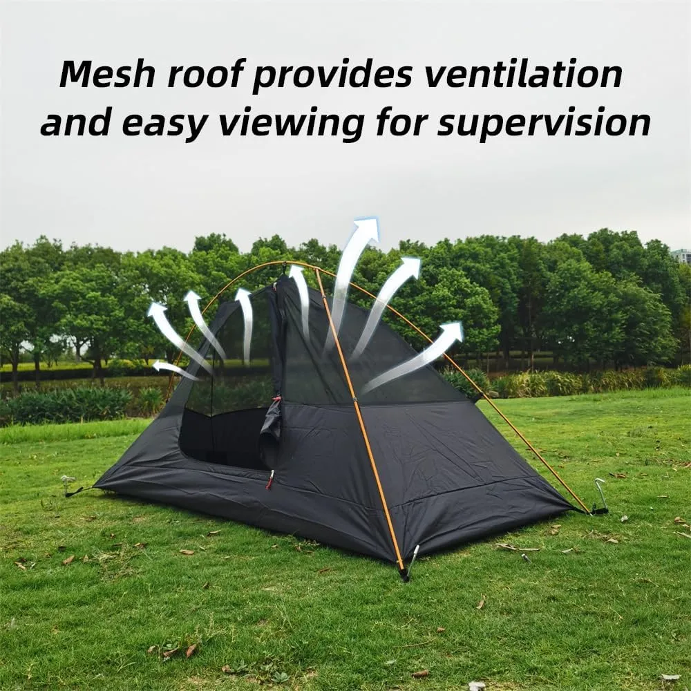 Ultra Camping Tent 1 Person Aluminum Pole Hiking Tent Waterproof Backpacking Tent