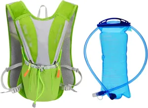 Ultralight Outdoor Marathon Running Cycling Hiking Hydration Backpack Pack Vest Bag for 2L Water Bag Bladder Bottle(Color:C)