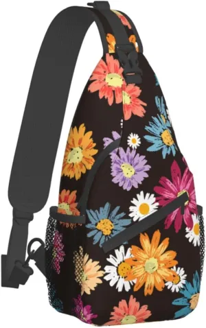 Unisex Chest Bags Crossbody Sling Backpack Travel Hiking Daypack Crossbody Bag For Men