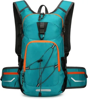Unisex Large Capacity Backpack Hiking Camping Cycling Daypack With Helmets Storage Holder Hydrations Pack