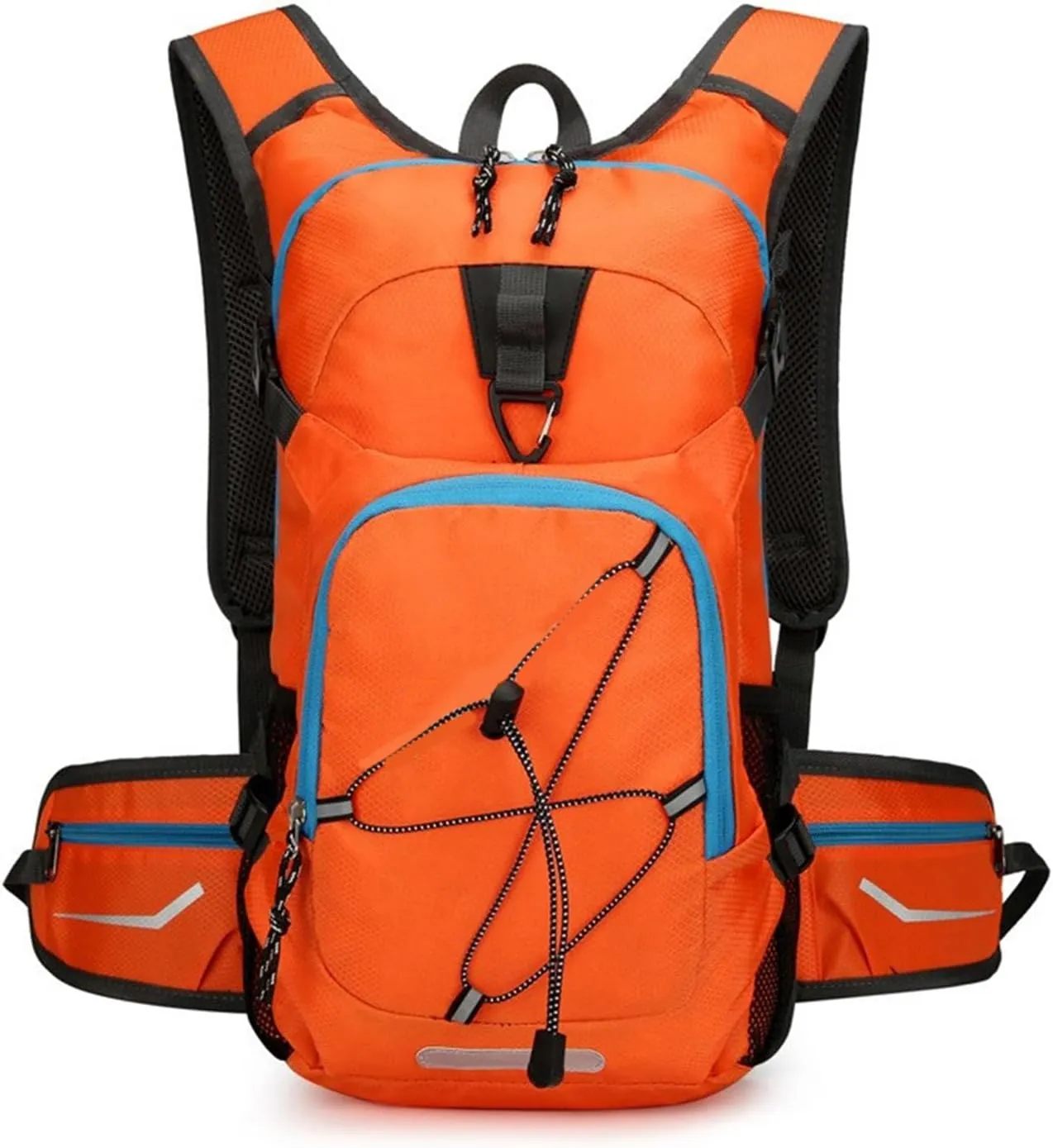 Unisex Large Capacity Backpack Hiking Camping Cycling Daypack With Helmets Storage Holder Hydrations Pack