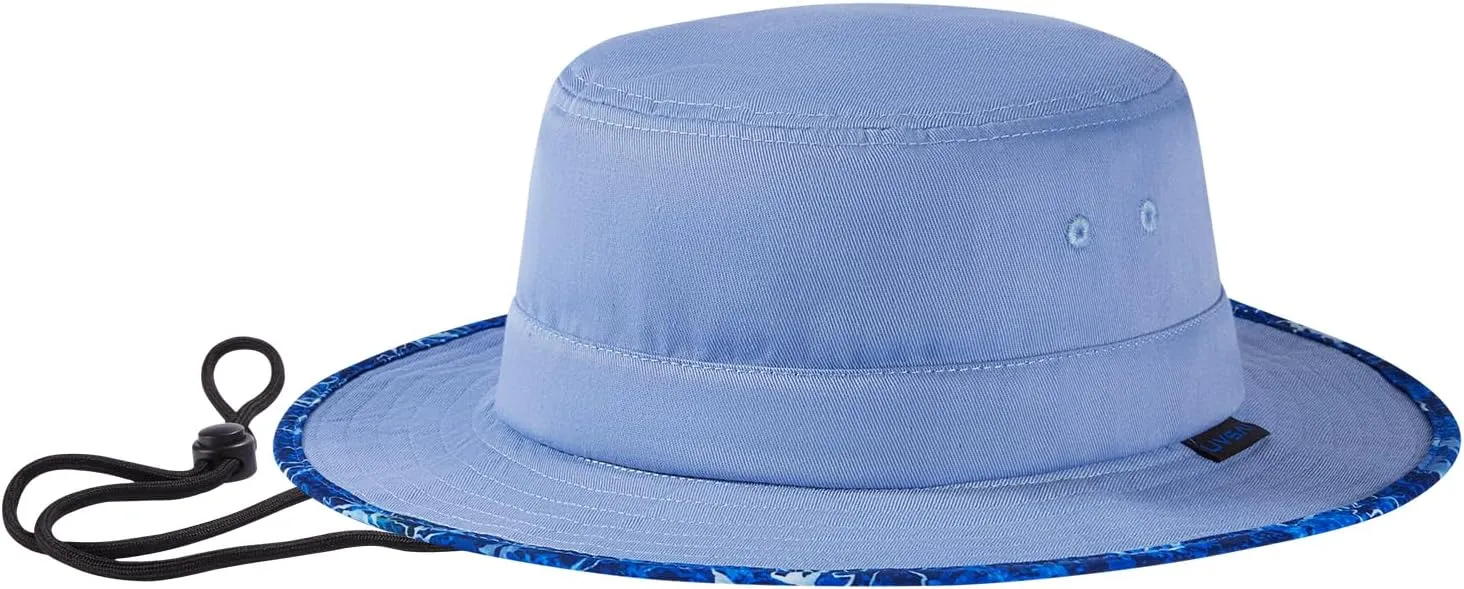 UPF 50  Foldable Sun Hat Patterned Under Brim Bucket Hats for Summer Hiking Fishing Beach Safari Men Women