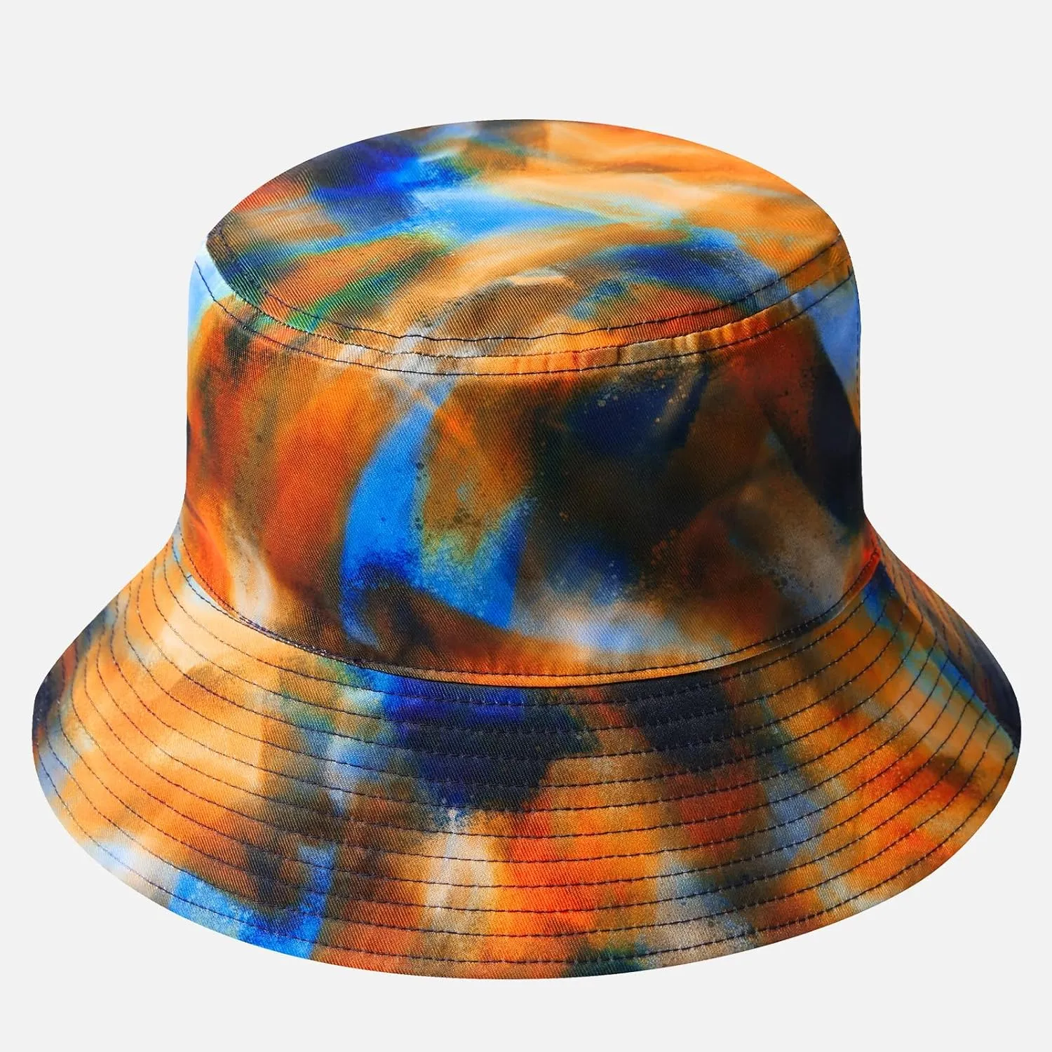 UPF 50  Reversible Foldable Sun Bucket Hat for Hiking Fishing Beach Safari Men Women