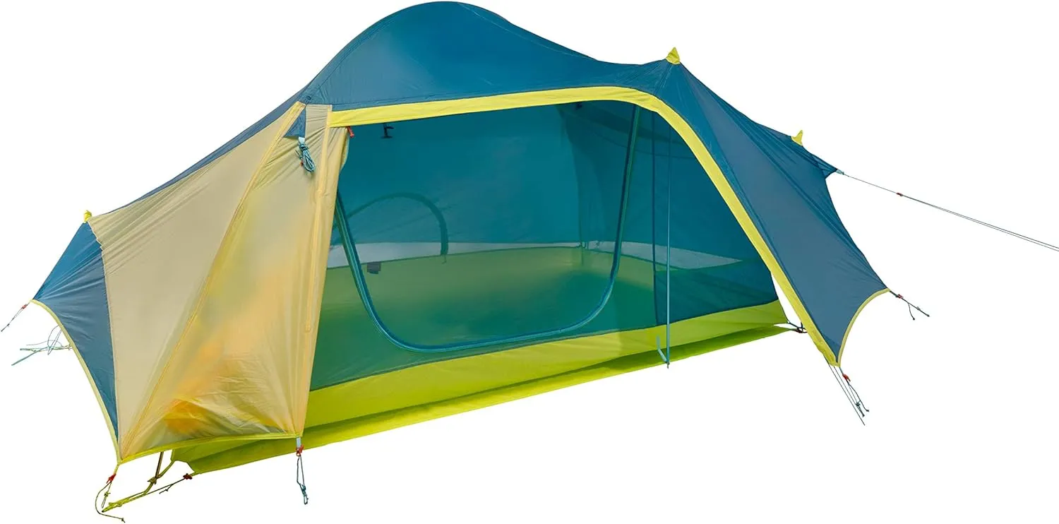 ust highlander 2-person backpacking tent with ultra light design and heavy duty, non-free standing waterproof construction for bikepacking, yakpacking, camping, and hiking