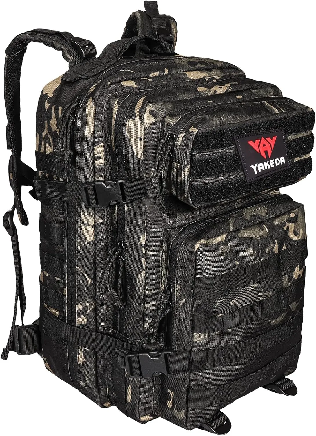 vAv YAKEDA Tactical Backpack, Large 3 Day MOLLE Assault Pack Backpack Bug out Bag Backpack