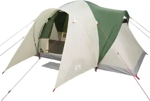 vidaXL Family Tent Dome 6-Person Green Waterproof