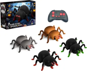 Wall Crawler Spider, Rechargeable Remote Control Robot Toy, Climbs Walls, RC Toy for Boys & Girls Ages 6-12, LED Eyes, STEM Gift