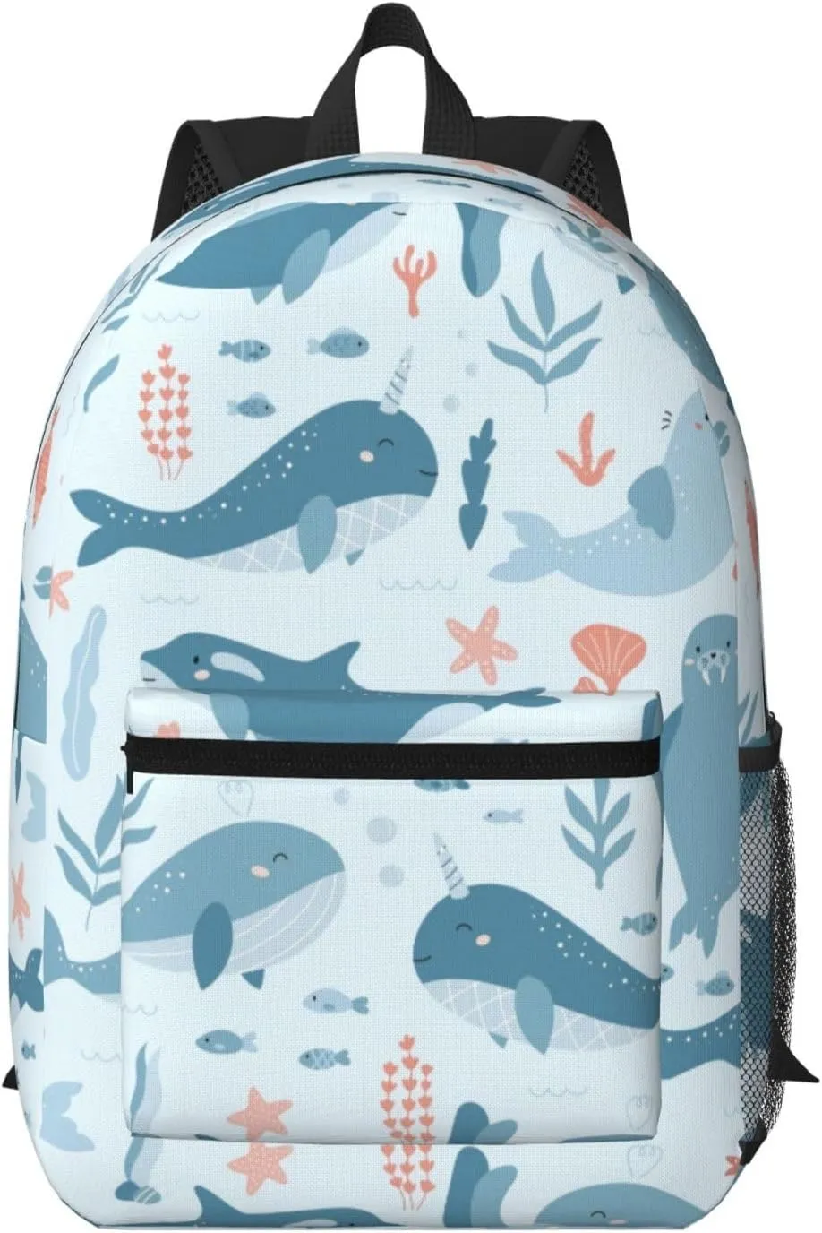 Walrus Animal Ocean Pattern Backpack for Worker Business Hiking Travel Shoulders Bag Fashion Backpack