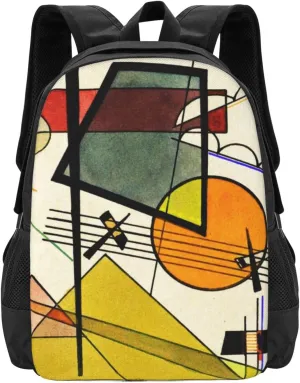 Wassily Kandinsky - Melodisch Lightweight Packable Backpack Travel Casual Hiking Daypack Foldable Backpack For Men Women