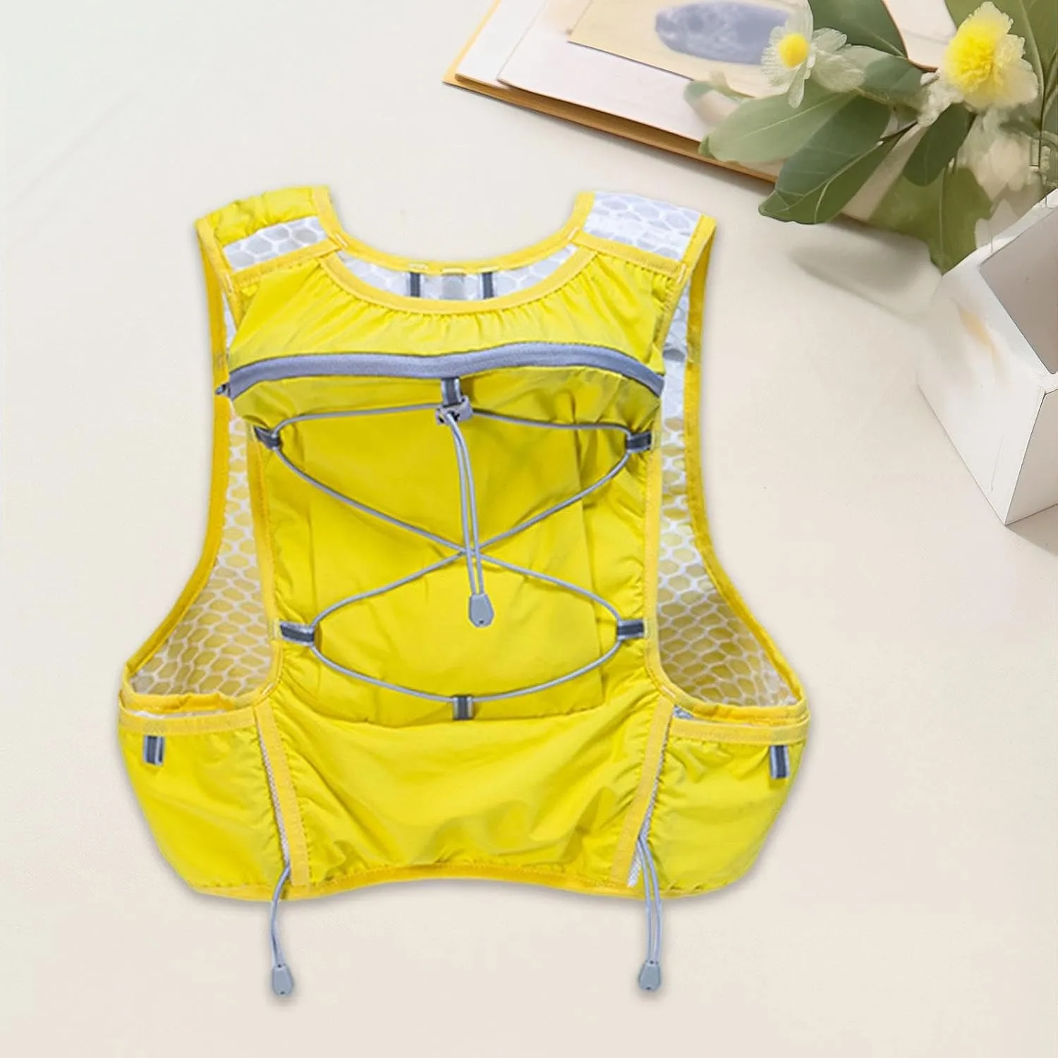 Water Pack Hydration Backpack Multi Pocket Breathable Sport Bag 5L Daypack for Running Cycling Camping Night Walking