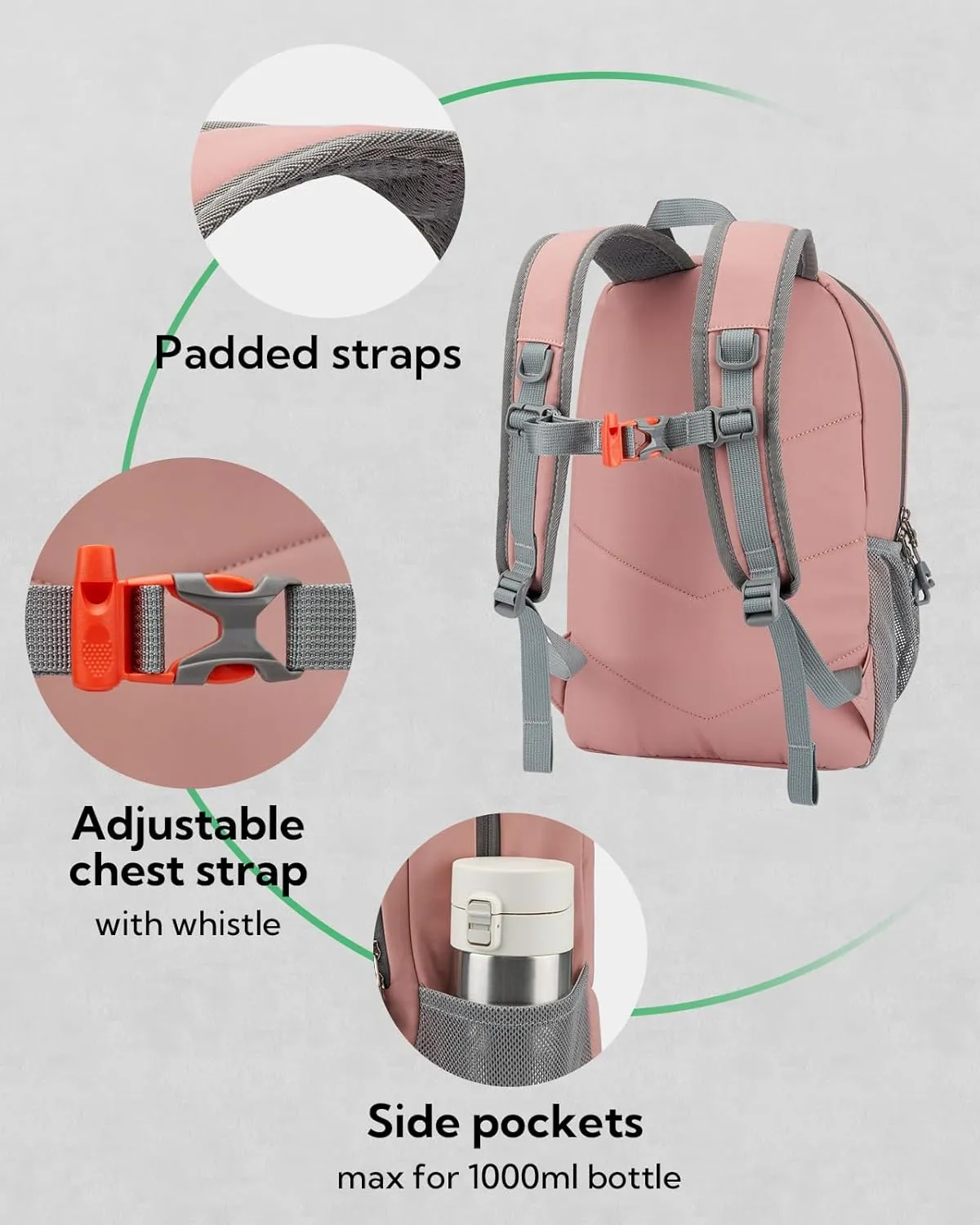 WATERFLY 12L Small Hiking Backpack: Day Pack Lightweight Travel Bag Camping Fitness Cycling Outdoor Sports Daypack For Women Men