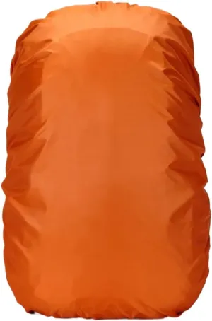 Waterproof Backpack Rain Cover 2pcs Practical Backpack Rain Shield Waterproof Sun-Protected Bag Shield Outdoor Camping Hiking Backpack Protective Cover for Hiking，Camping(40-50L,Orange)