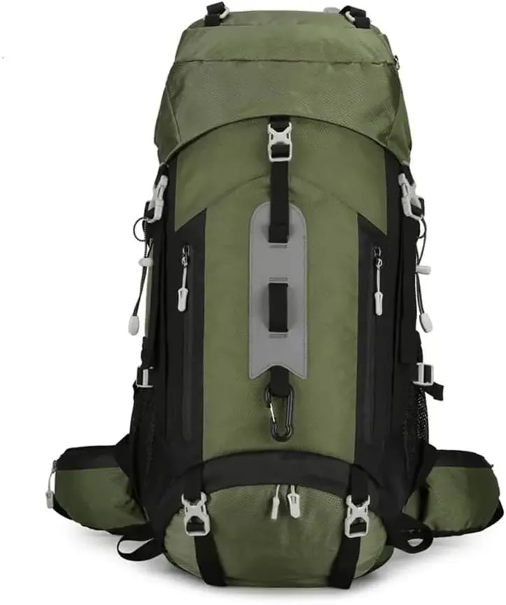 Waterproof Backpacking Mountaineering Backpack 60L Hiking Backpack Large Capacity Camping Backpack