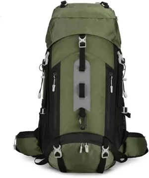 Waterproof Backpacking Mountaineering Backpack 60L Hiking Backpack Large Capacity Camping Backpack