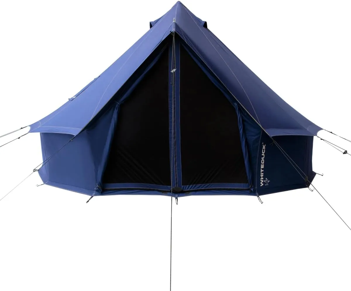 WHITEDUCK Regatta Canvas Bell Tent - w/StoveJack, Waterproof, 4 Season Luxury Camping and Glamping Yurt Tent Outdoor