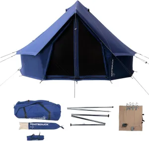 WHITEDUCK Regatta Canvas Bell Tent - w/StoveJack, Waterproof, 4 Season Luxury Camping and Glamping Yurt Tent Outdoor