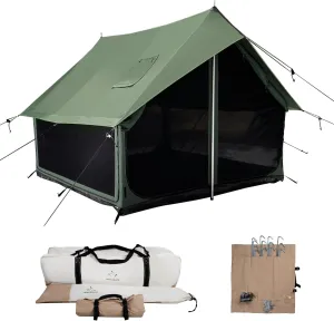 WHITEDUCK Rover Canvas Scout Tent, Waterproof, 4 Season Luxury Outdoor Camping and Glamping Yurt Tent