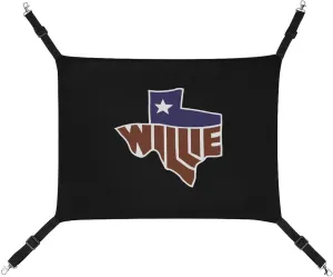 Willie's Texas Hanging Cat Bed Soft Breathable Pet Hammock for Cage Pet Sleeper for Kitten Ferret Puppy Rabbit
