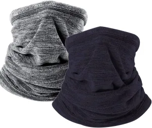 Winter Neck Warmer Ski Mask - Fleece Neck Gaiter Face Mask/Windproof Thermal Breathable Half Face Mask Balaclava