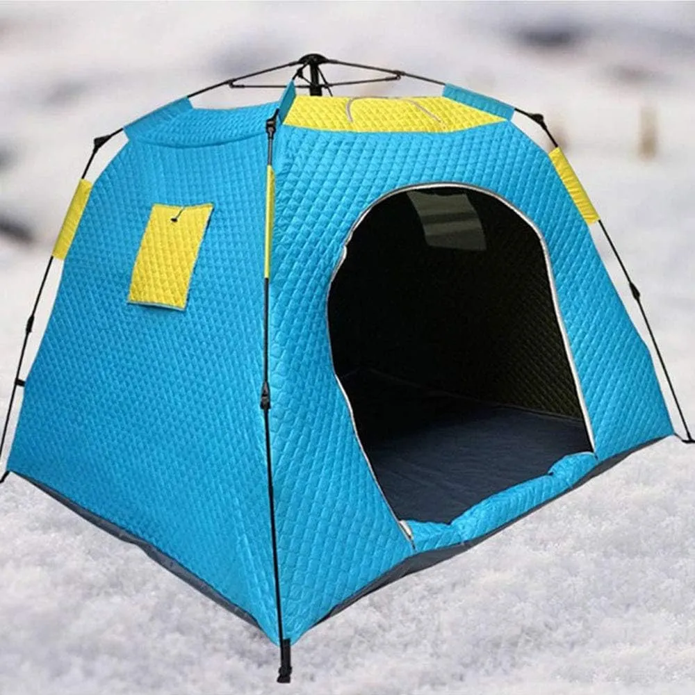 Winter Tent 4 Season Tent Camping Tent Instant Pop-up Stand-Alone 4 People Backpacking Climbing Fishing for Family Short Weekends