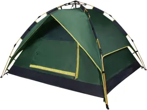 Winter Tent Dome Tents Pop Up Instantly Waterproof UV 3-4 Person Double-Door Camping and Beach for Family Short Weekends (Color : Orange, Size : 220X190X120CM) (Blue 220X190X120CM) (Blue 220