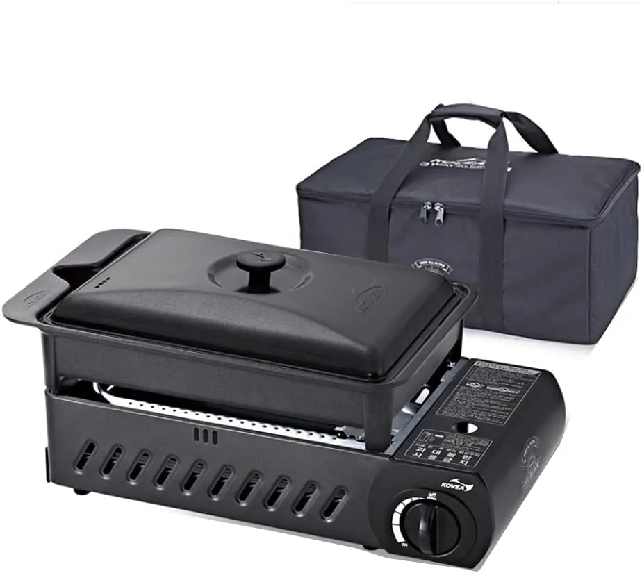 WithMolly Kovea 3 Way All in One Multi Gas Stove with storage bag M size all black