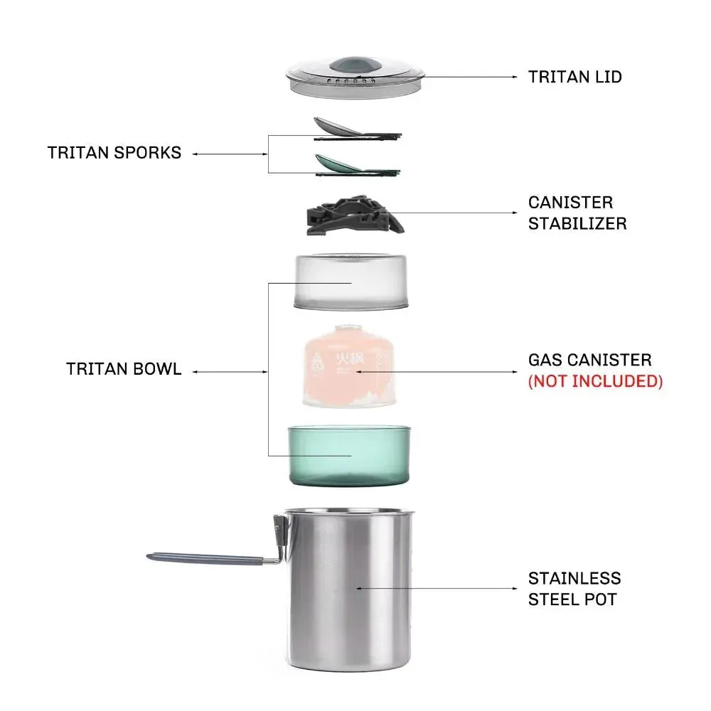 Wood Stove & Antarcti Duo Cook Set