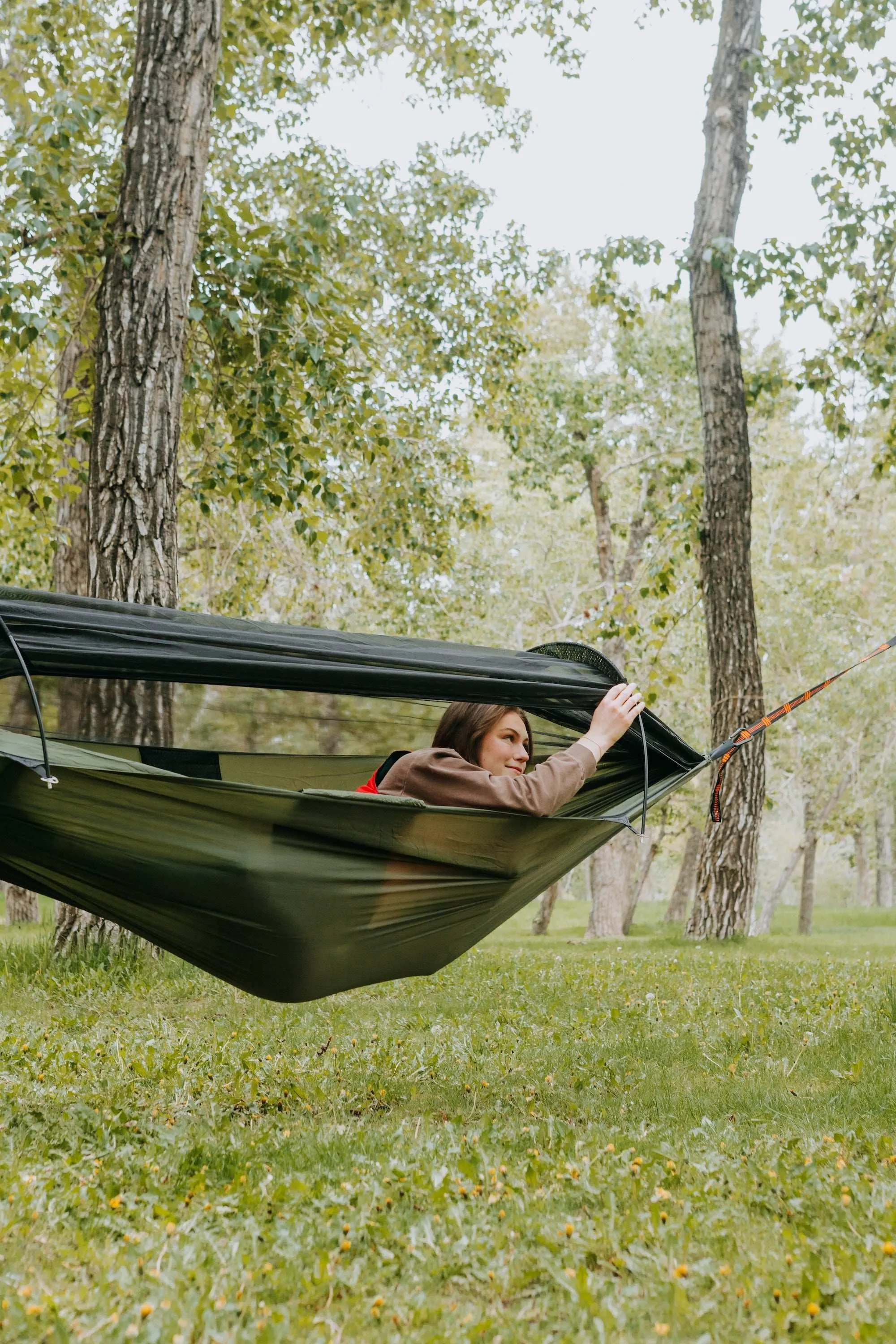 YattaNet Ultralight Hammock – Ripstop Shelter with Mosquito Net & Poles